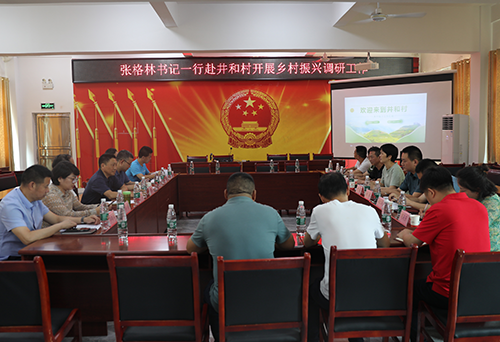 爱体育网_爱体育网（中国）党委书记张格林到乡村振兴对口联系点茶陵井和村调研